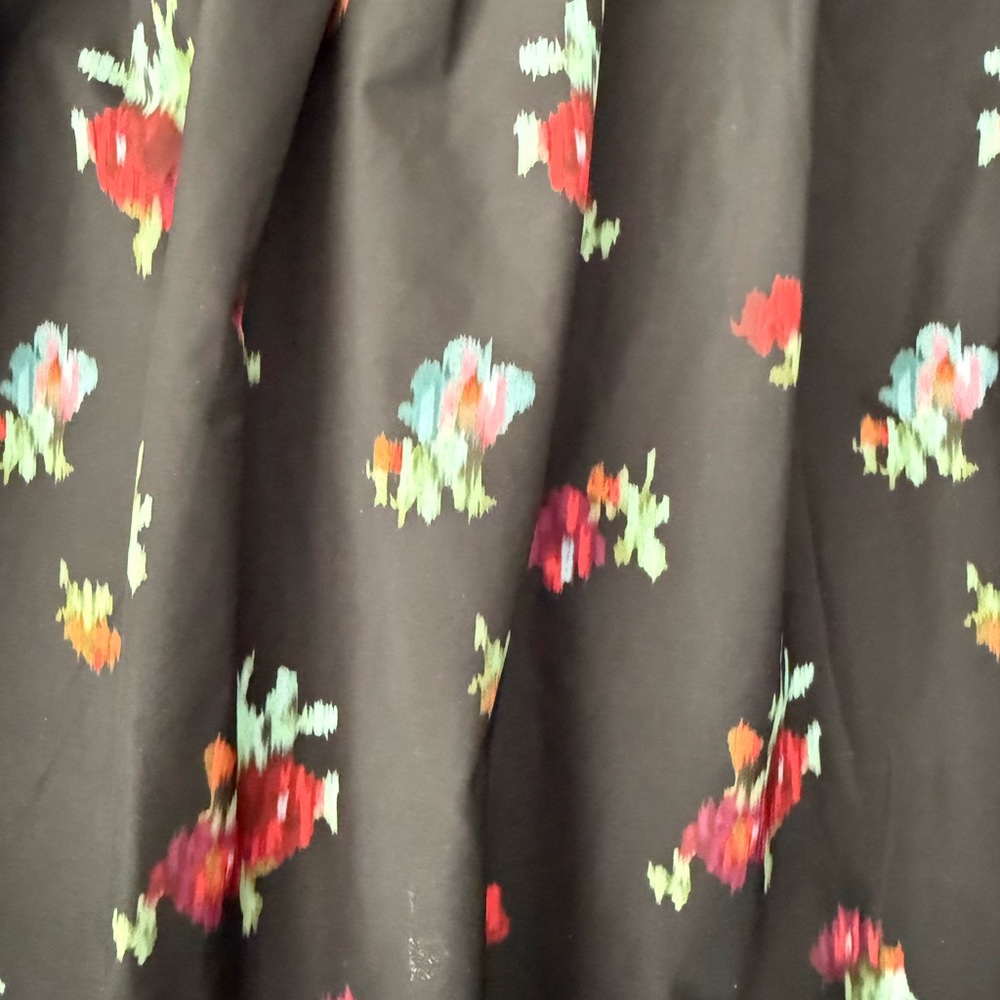 Hill House Krista Floral Taffeta skirt size medium - Picture 5 of 9